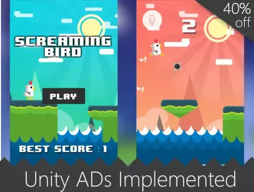 Screaming Chicken – Unity 3D Game Template